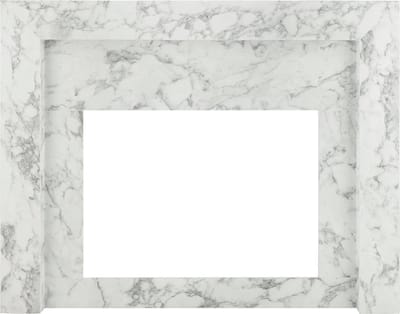 Livn schouwombouw Bregenz - Marmer look - 80 x 100 x 30 cm (hxbxd) - Te combineren met inbouwhaard