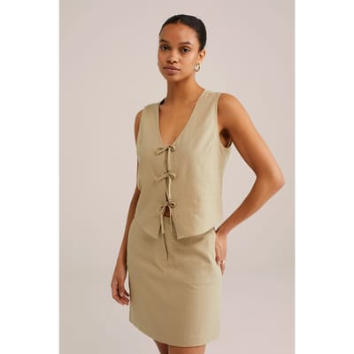 WE Fashion Gilet Beige Taglia: XL | Gilet Outlet | Donna | Marrone