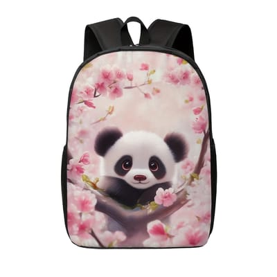 Panda Rugzak | Pandapatroon Rugtas | Schattige Rugzak | Magische Rugzak | Gave Rugzak | Dieren Rugzak | Rugzak Meisjes | Rugzak Jongens | Mooie rugzakken met Panda's | 15 - 20 liter | Kinder Rugzak