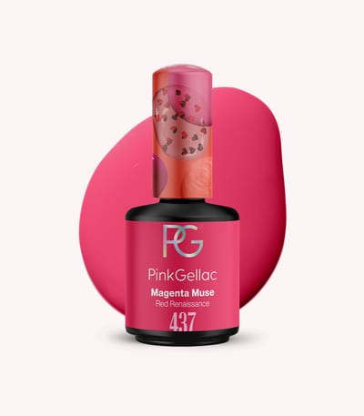 Pink Gellac Gellak - 437 Magenta Muse 15ml - Roze Gel Nagellak - Gellac - Gel Nagels Producten