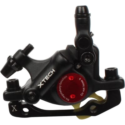 Fiets Hydraulische Schijfrem Voor Achter Remklauwen Fietsen MTB Vouwfiets Front caliper zwart