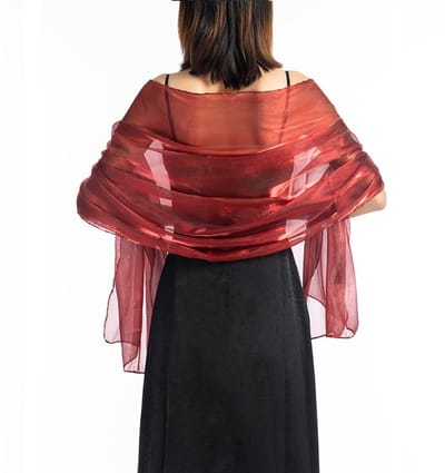 Dailygoods- Stola 170 x 70 cm - Zachte Sjaal - Elegante Halsdoek - Bruidsmeisje - Avondjurk - Polyester