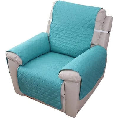 Fauteuilhoes Waterdichte Fauteuils Hoes Bank Bank met Verstelbare Elastische Band Meubelbeschermer voor Woonkamer