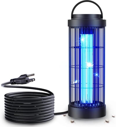 Krachtige Insectenverdelger voor Buiten en Binnen - Tot 1200 m² Dekking met 36W Lamp