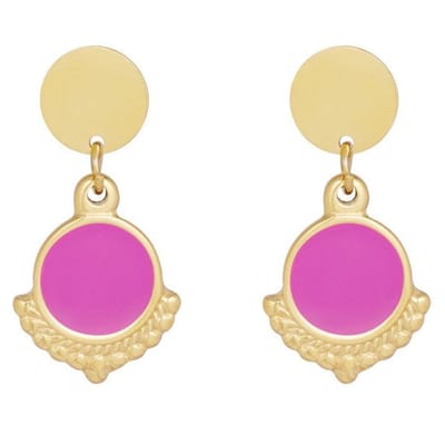 Yehwang Oorbellen Sierlijk goud roze