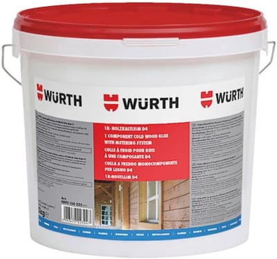 Wurth - Houtkoudlijm 1c d4 - 1-component-houtkoudlijm d4 x 1 st