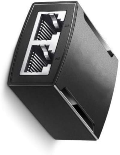 Ethernet Koppeling - Netwerk Extender - Internet Verlengen - Hoge Snelheid Overdracht - 10 Gbps - Zwart