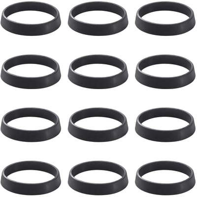 12 Stuks 36x31.5x6 mm Kegelvormige Afdichtring, Afdichtring voor Afvoerbuis, Siliconen Ringen voor Sanitair, Afdichting voor Gootsteenafvoer, voor 1 1/4 inch Afvoerbuis Sifon Gootsteen