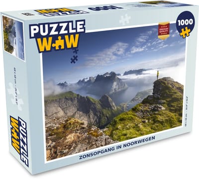 Puzzel Zonsopgang in Noorwegen - Legpuzzel - Puzzel 1000 stukjes volwassenen