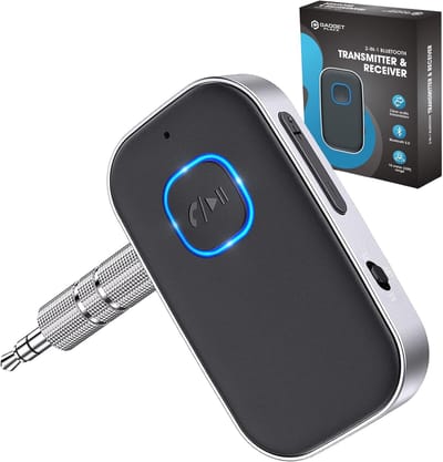 Bluetooth audio receiver en zender - 2 in 1 - 3.5MM AUX - handsfree bellen - draadloze muziekbeleving - SnelShoppen