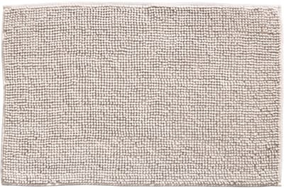 Badmat Indiana Beige 58x90 cm – Zachte Chenille Badmat Rechthoek – Luxe Douchemat – Sneldrogend & Waterabsorberend – Oeko-Tex Gecertificeerd – Wasbaar