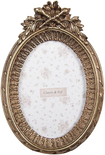 Clayre & Eef Fotolijst 10x15 cm Goudkleurig Kunststof