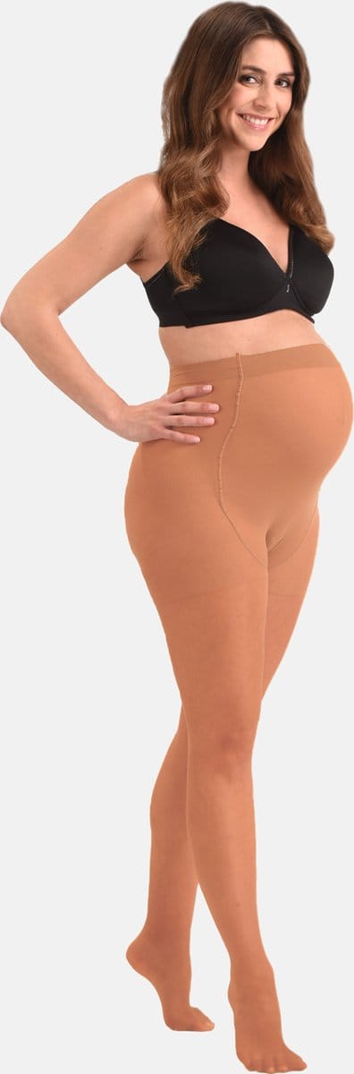 Mamsy - Half-sheer 40den Zwangerschapspanty 40den - Naturel - S