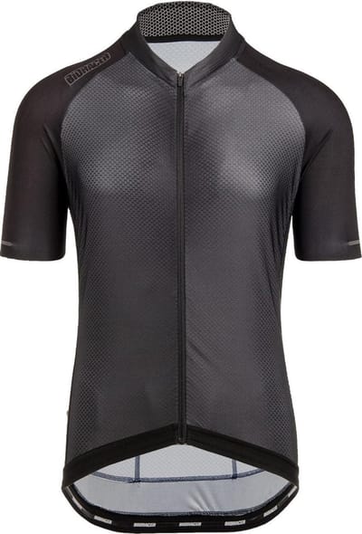 BIORACER Sprinter Coldblack - Fietsshirt Zomer - Heren - Zwart - Korte Mouw - UV & Ademend - Aansluitend - Maat S
