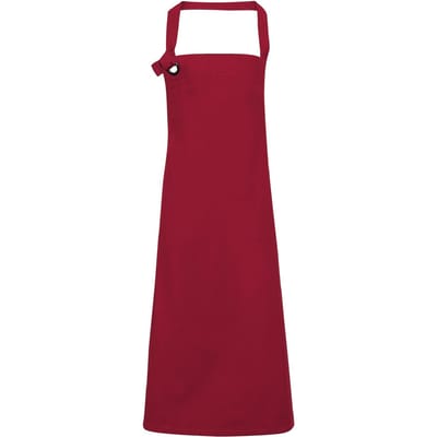 Premier Unisex Calibre Heavy Cotton Canvas Bib Apron (Bourgondië)