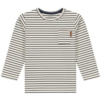 Prénatal baby shirt Dark Bluegrey 56 heren