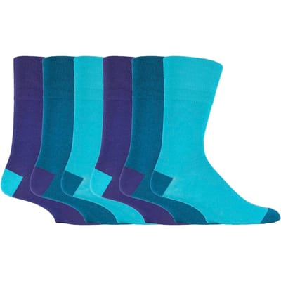 6 paar sokken zonder elastiek herensokken met zachte grip 39-45 Uk - MGG90