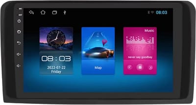 Autoradio met bluetooth - Carplay - Voor Mercedes ML/GL W164 X164 (2005-2012) - Geschikt voor Apple en Android - Stereo - Navigatie - Navigatiesysteem auto - 1GB 16GB