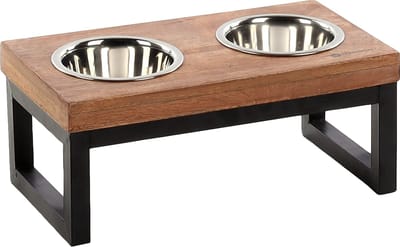 Flamingo Voerbak - Hondenbak - Dinerset - Tommy – 2x370ml, Praktisch, Duurzaam en Design!