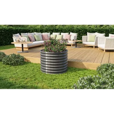 Vitavia Plantenbak Vita - Graniet - Metaal - 82,1x82,1x63cm