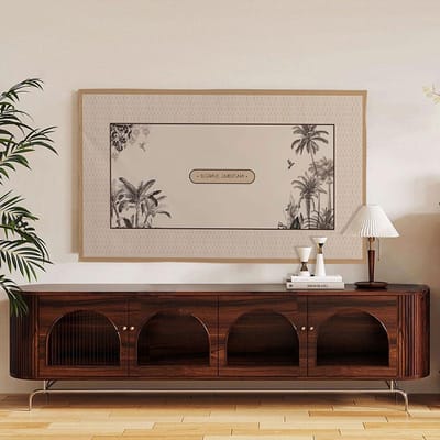 TV Hoes - Schermbeschermer Televisie - Bescherming Televisie - Universeel Verstelbaar - 32-85 inch - Schilderpatroon