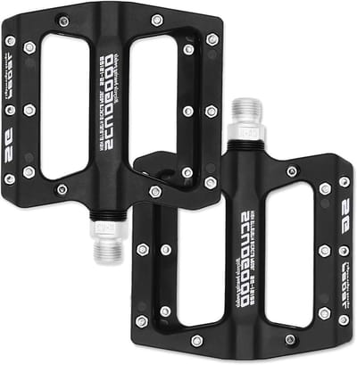 Flat Bike Pedalen met 9/16 Inch Hoge Snelheid, Sealed Bearings, Antislip Voor Trekking en BMX Fietsen