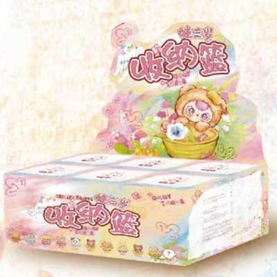 Nouveau bébé Trois paniers de rangement en peluche Boîte surprise Poupée mignonne avec fonction de rangement Sac de rangement multi-usage Boîte Jouet tendance Mystère Beau cadeau