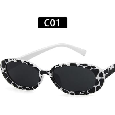 1 STuks Unisex Mode Ontwerp Retro Zonnebril Trendy Vintage Klein Ovaal Montuur Zonnebril Gepolariseerde Glazen Oogbescherming UV400 Zonnebril Other