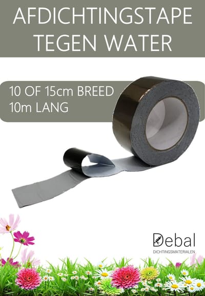 Paraband 15cm x 10m professionele waterdichte butyl aquaband zelfklevende afdichtingsband