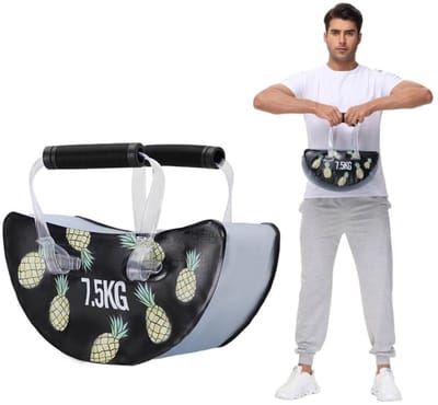 SnelShoppen - DEIRIS Aqua Bag Watergewichten 7,5 kg - Verstelbare Waterkettlebell - Draagbaar Stabiliteitsfitnessapparaat voor Kracht- en Functionele