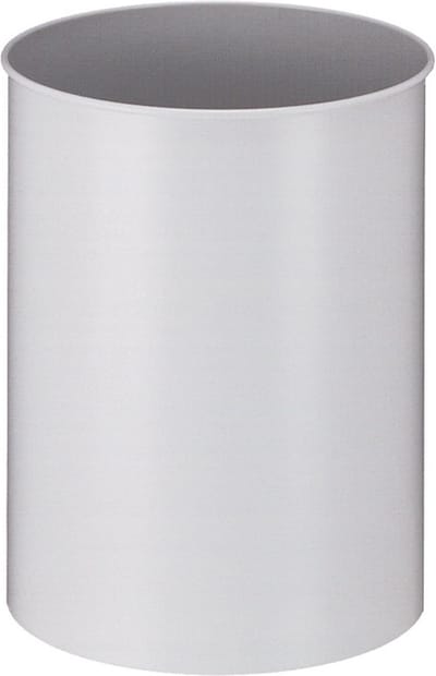 V-Part - Ronde papierbak 30 liter - Steel - grijs - Prullenbak