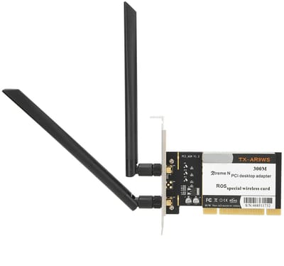 Dailygoody - TX-AR9WS AR9220 PCIe wifi-kaart - 300 Mbps draadloze wifi-adapter - Compact formaat - Ondersteunt XP - Ideaal voor thuisgebruik - Betrouw