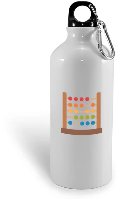 Hacebo® - Leren rekenen waterfles - Kind - Kinderen - Telraam - leren tellen - wiskunde - water fles - 400ML