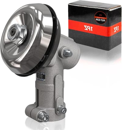 Bosmaaier Tandwielkop - Versnellingsbak Grastrimmer - Onderhoud Gazon - Duurzame Aluminiumlegering - 26 mm Schacht - Zilver