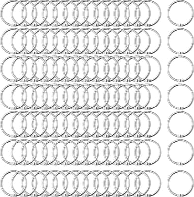 120 Stuks Binder Ringen 15mm Metalen Ringen voor Loose Leaf, Scrapbook, Notitieboek en Indexkaarten