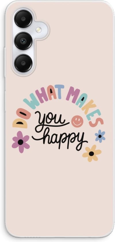 Case Company® - Hoesje geschikt voor Samsung Galaxy A05s hoesje - Happy days - Soft Cover Telefoonhoesje - Bescherming aan alle Kanten en Schermrand