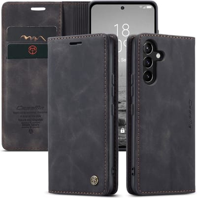 CaseMe Hoesje - Geschikt voor Samsung Galaxy A54 Hoesje - CaseMe 013 Book Case - Zwart