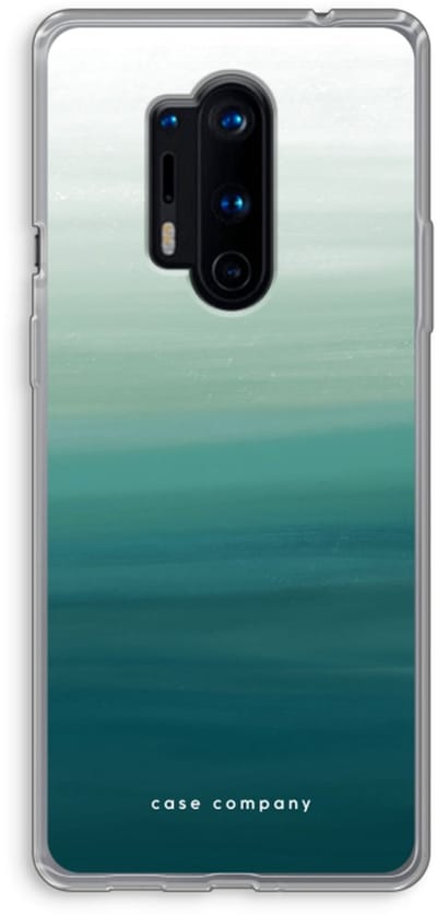 Case Company® - Hoesje geschikt voor OnePlus 8 Pro hoesje - Ocean - Soft Cover Telefoonhoesje - Bescherming aan alle Kanten en Schermrand