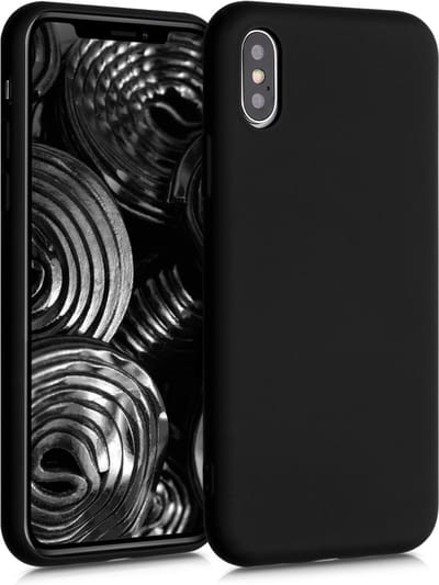 kwmobile telefoonhoesje geschikt voor Apple iPhone XS - Hoesje voor smartphone - Back cover in mat zwart