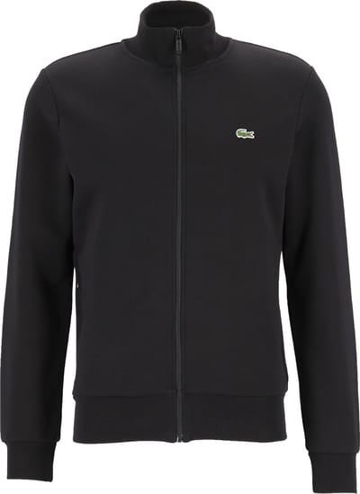 Lacoste heren sweatvest - met rits - zwart