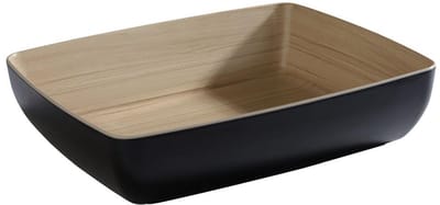 APS Dienblad - Serveertray - Melamine - Zwart - 32,5 x 26,5 cm - Vaatwasserbestendig