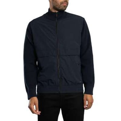 Regular fit gebreid jack van katoenmix model 'Kobello'