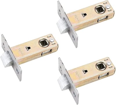 3-delige RVS Latch Catch Set voor Hever Deurklinken, Kwaliteits Latch Bolt 45mm voor Veiligheid en Duurzaamheid