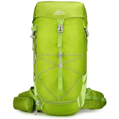 Wandelrugzakken voor Mannen en Vrouwen, Rugzakken met Grote Capaciteit voor Buitensporten, Lichtgewicht Rugzakken voor Korte Reizen 36-55L groen
