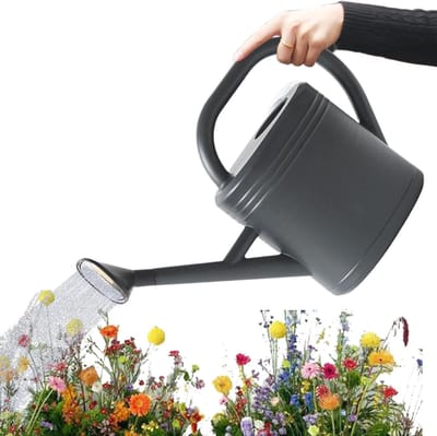 Kamerplant Gieter - Tuinbenodigdheden - Planten Verzorgen - Afneembare Lange Tuit - 3 Liter - Grijs
