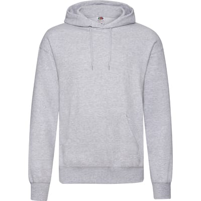 Fruit Of The Loom Heren Sweatshirt Met Capuchon / Hoodie (Heather Grijs)