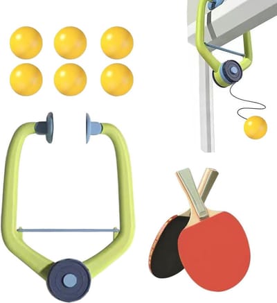 Tafeltennis Trainer voor Deurkozijn - Draagbaar Pingpong Spel voor Binnen