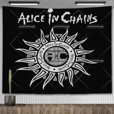 Alice In Chains Poster Klassieke Band Heavy Metal Muziek Albumhoes Wandkleed Slaapkamer Decoratie Wandhangende Wandtapijten Voor Kamer 40x60cm