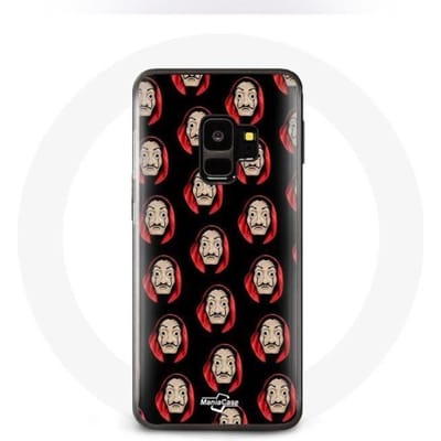 Hoesje voor Samsung Galaxy S9 La Casa De Papel gezichtsmaskers
