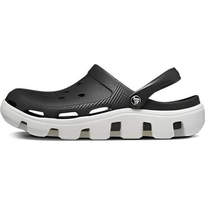 Crocs Duet Beach Sandalen Zwart Wit 11991-066 39-40 white